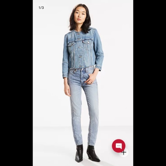 Levi’s Altered 501 Skinny Light Wash - Picture 2 of 5